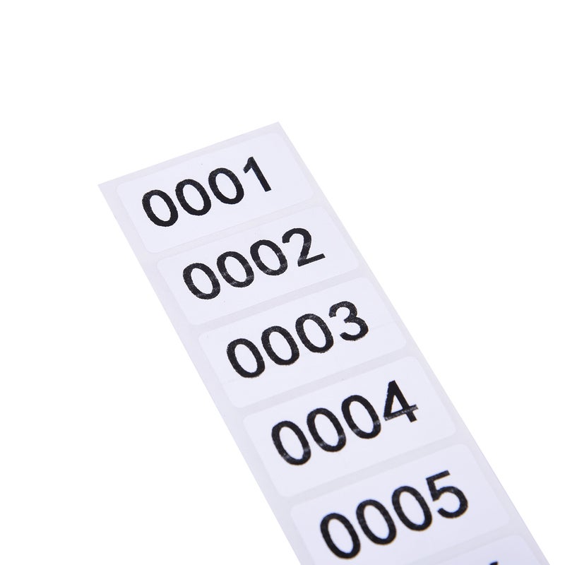 ZaneGear Inventory Labels - Consecutive Number Stickers 1-1000, Product Claiming, Moving Box Numbering 0.75" x 1.5" Size - Image 4